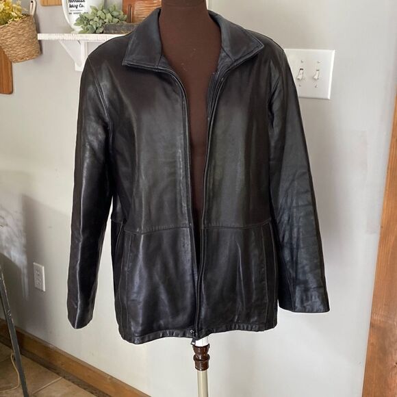 Mens Andrew Marc soft leather jacket coat RN# 74847 CA# 20898 - Picture 1 of 15